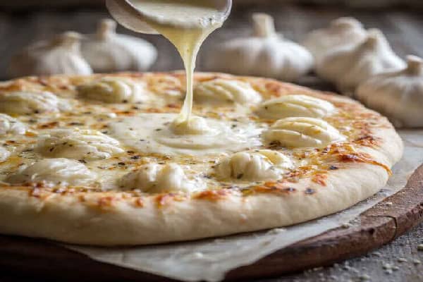 garlic cheese pizza