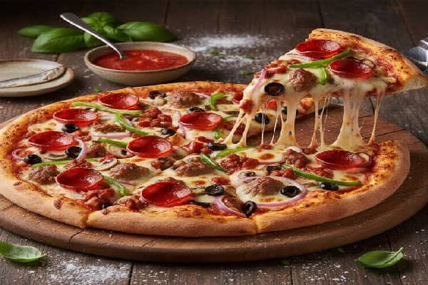 Italian cheese pizza