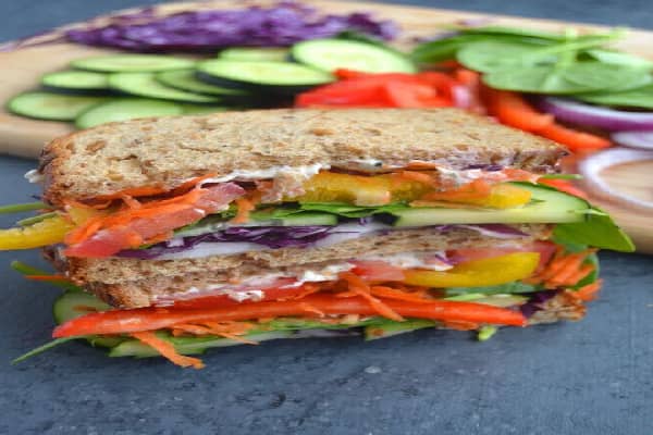 Veg salad sandwich
