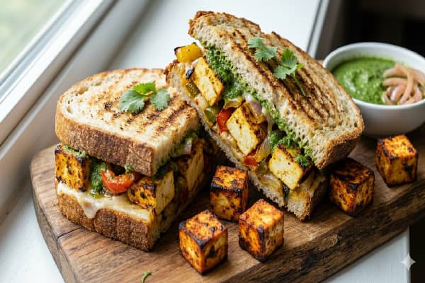 Paneer Tikka Sandwich