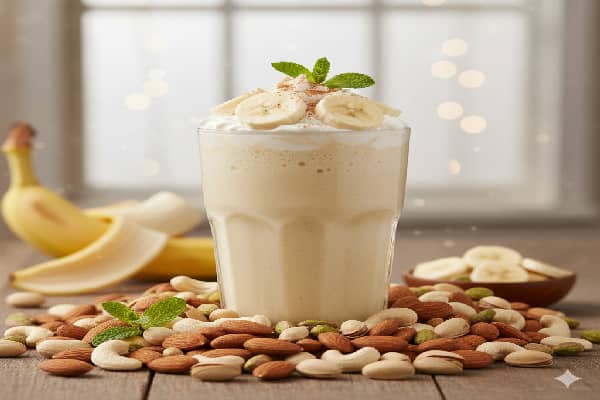 Banana Shake with Dry Fruits