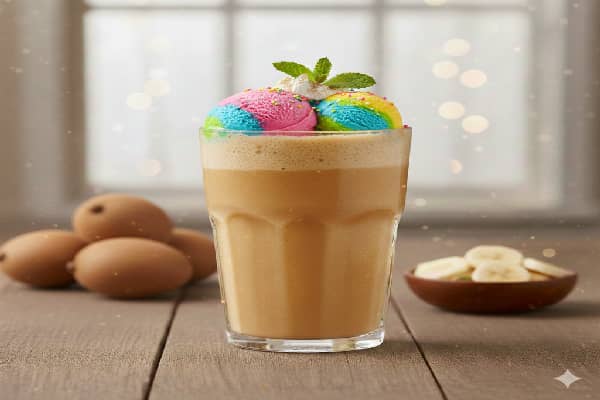 Chikku Shake with Icecream