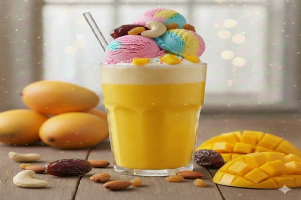 Mango Shake with Dry Fruits