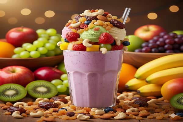 Mix Fruit Shake with Dry Fruit