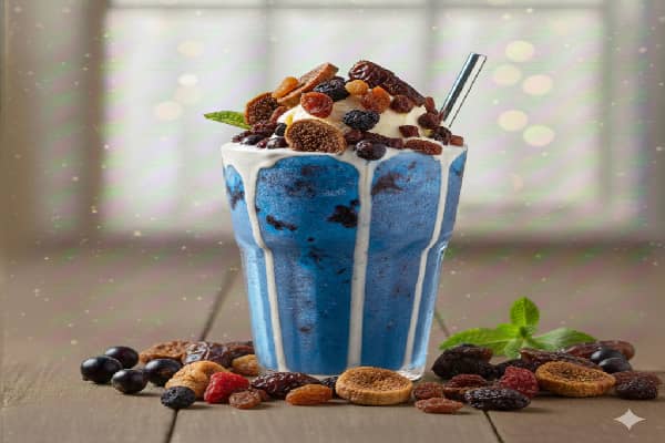 Blueberry Shake with Dry Fruit